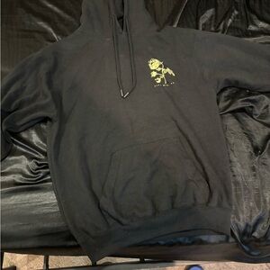 Black and yellow hoodie- Small